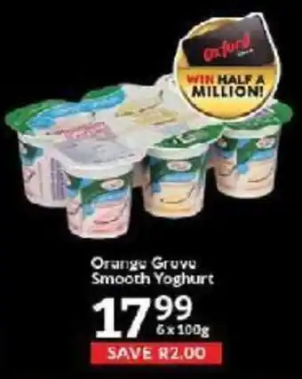 Oxford Freshmarket Orange Grove Smooth Yoghurt offer