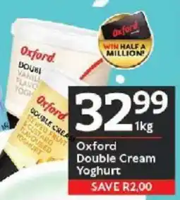 Oxford Freshmarket Oxford Double Cream Yoghurt offer