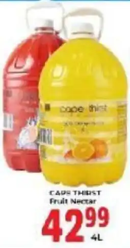 Elite Power Trade Cash & Carry Cape Thirst Fruit Nectar offer