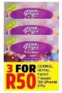 Elite Power Trade Cash & Carry Correl Royal Facial Tissues offer