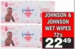 Advance Cash n Carry JOHNSON & JOHNSON WET WIPES offer