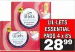 Advance Cash n Carry Lil-Lets Essential Pads offer