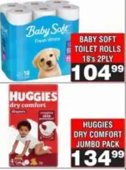 Advance Cash n Carry Baby Soft Toilet Rolls offer