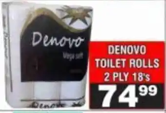 Advance Cash n Carry Denovo Toilet Rolls offer