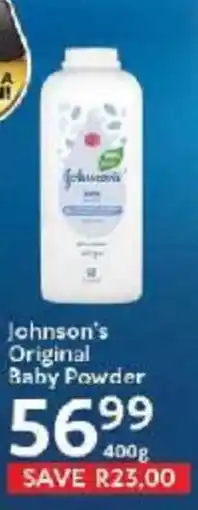 Oxford Freshmarket Johnson's Original Baby Powder offer