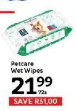 Oxford Freshmarket Petcare Wet Wipes offer