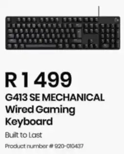 Computer Mania G413 SE MECHANICAL Wired Gaming Keyboard offer