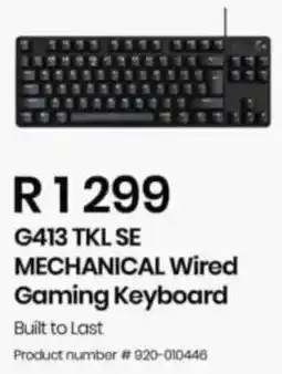 Computer Mania G413 TKL SE MECHANICAL Wired Gaming Keyboard offer