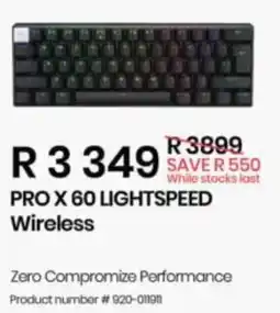 Computer Mania PRO X 60 LIGHTSPEED Wireless offer