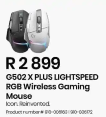 G502 X PLUS LIGHTSPEED RGB Wireless Gaming Mouse