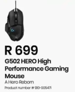 Computer Mania G502 HERO High Performance Gaming Mouse offer