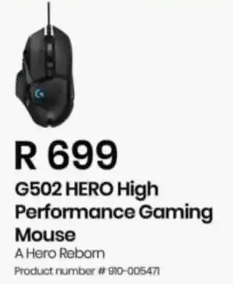 G502 HERO High Performance Gaming Mouse