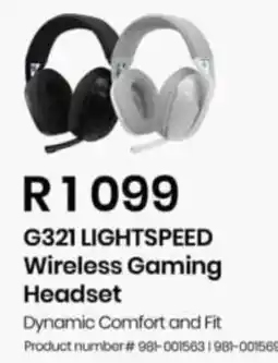 Computer Mania G321 LIGHTSPEED Wireless Gaming Headset offer