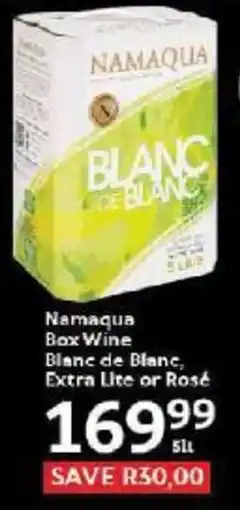 Oxford Freshmarket Namaqua Blanc de Blanc offer