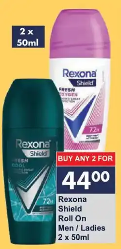 President Hyper Rexona Shield Roll On offer