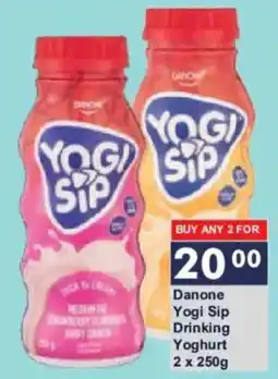 President Hyper Danone Yogi Sip Drinking Yoghurt offer