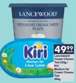 President Hyper Lancewood Medium Fat Cream Cheese offer