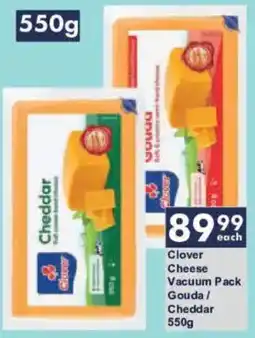 President Hyper Clover Cheese Vacuum Pack Gouda / Cheddar offer