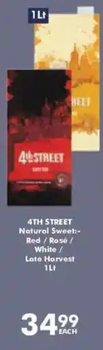 President Hyper 4TH STREET Natural Sweet offer