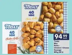 President Hyper Today Mini Rolls offer