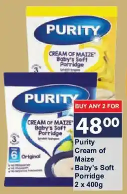President Hyper Purity Cream of Maize Baby's Soft Porridge offer