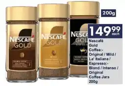 President Hyper Nescafe Gold Coffee Jars offer