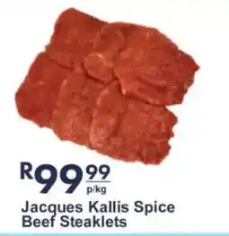 President Hyper Jacques Kallis Spice Beef Steaklets offer