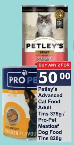 President Hyper Petley's Advanced Cat Food Adult offer