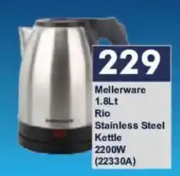 President Hyper Mellerware Rio Stainless Steel Kettle offer