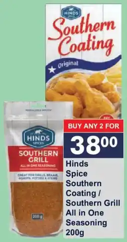 President Hyper Hinds Spice Southern Coating / Southern Grill All in One Seasoning offer