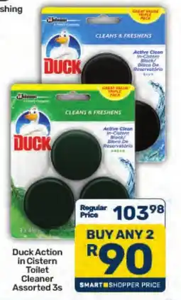 Pick n Pay Hypermarket Duck Action in Cistern Toilet Cleaner Assorted offer