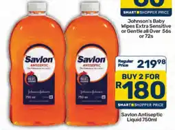 Pick n Pay Hypermarket Savlon Antiseptic Liquid offer