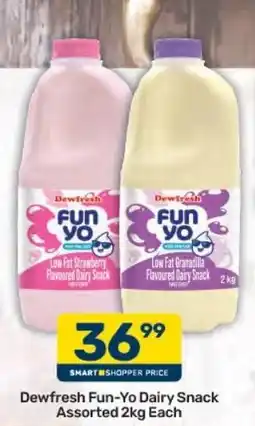 Pick n Pay Hypermarket Dewfresh Fun-Yo Dairy Snack Assorted offer