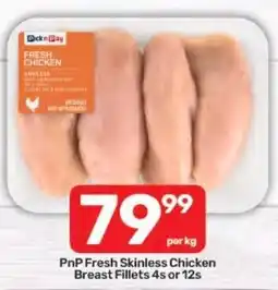 Pick n Pay Hypermarket PnP Fresh Skinless Chicken Breast Fillets offer