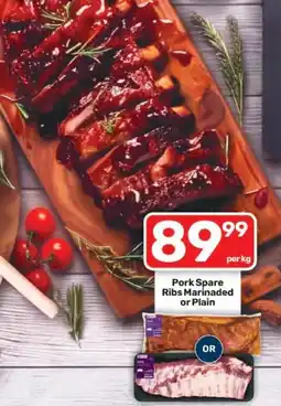 Pick n Pay Hypermarket Pork Spare Ribs Marinated or Plain offer