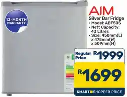 Pick n Pay Hypermarket AIM Silver Bar Fridge offer