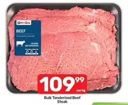 Pick n Pay Hypermarket Bulk Tenderised Beef Steak offer