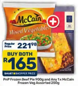 Pick n Pay Hypermarket PnP Frozen Beef Pie Assorted offer