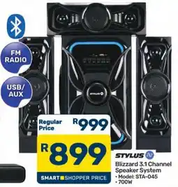 Pick n Pay Hypermarket STYLUS Blizzard 3.1 Channel Speaker System offer