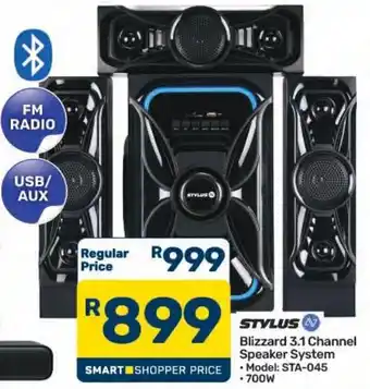 STYLUS Blizzard 3.1 Channel Speaker System