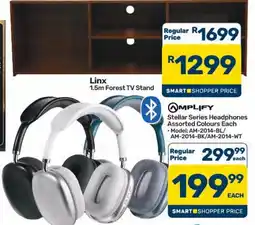 Pick n Pay Hypermarket AMPLIFY Stellar Series Headphones Assorted offer