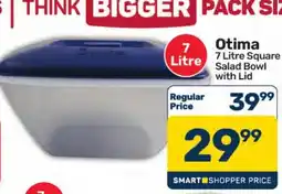 Pick n Pay Hypermarket Otima 7 Litre Square Salad Bowl with Lid offer