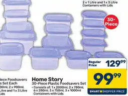 Pick n Pay Hypermarket Home Story 30-Piece Plastic Foodsavers Set offer