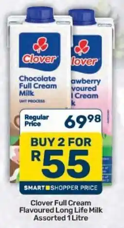Pick n Pay Hypermarket Clover Full Cream Flavoured Long Life Milk Assorted offer