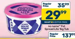 Pick n Pay Hypermarket no name Fat Spread Lite offer