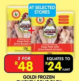 Shoprite GOLDI FROZEN CHICKEN SOUP PACK offer