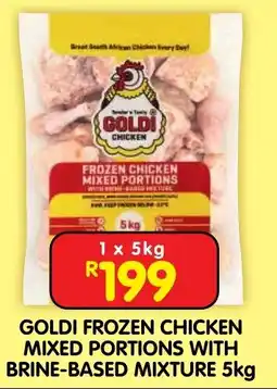 Shoprite GOLDI FROZEN CHICKEN MIXED PORTIONS WITH BRINE-BASED MIXTURE offer