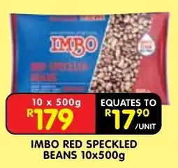 Shoprite IMBO RED SPECKLED BEANS offer