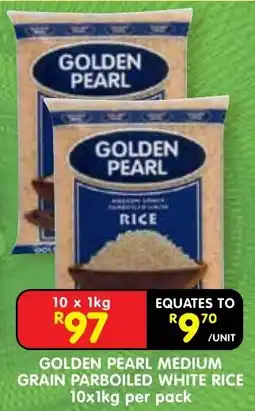 Shoprite GOLDEN PEARL MEDIUM GRAIN PARBOILED WHITE RICE offer