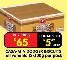 Shoprite CASA-MIA DODGER BISCUITS offer